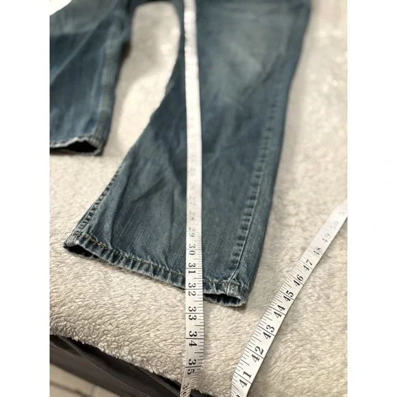 Levis 559 Mens Relaxed Straight Leg Blue Denim‎ Jeans Size 38x32 READ - Picture 5 of 10